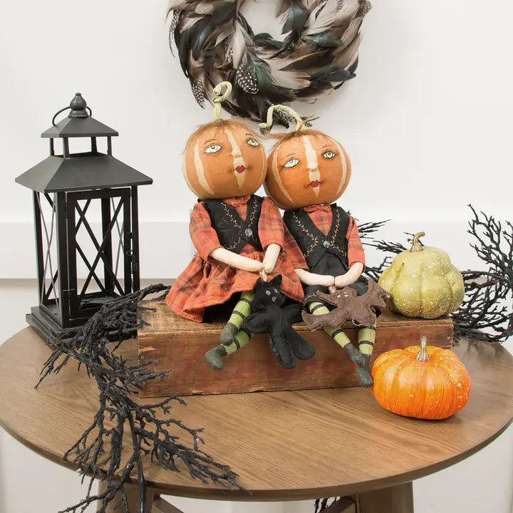 Nelly Pumpkin Gathered Traditions Art Doll by Joe Spencer