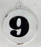 Iron Number Sign 6" Diameter Numbers 0-9 Available