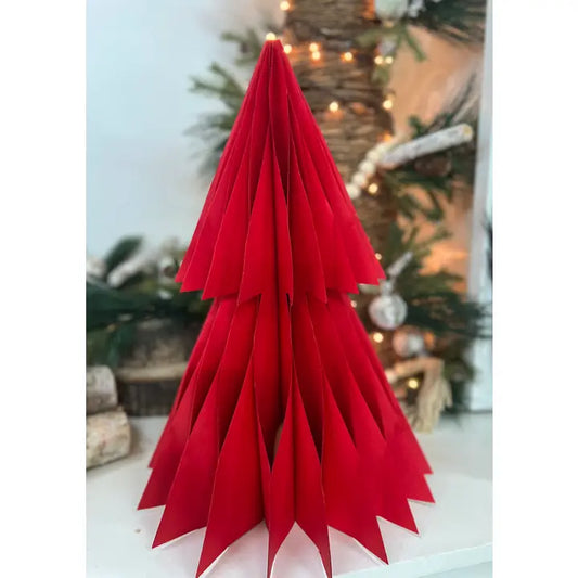 3 ft Red Paper Tree