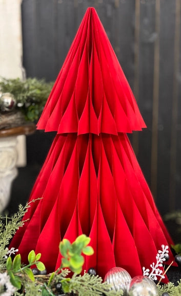 Large Red Paper Tree 48"