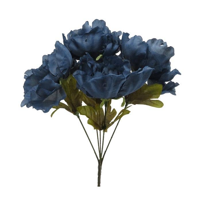 x5 Peony Floral Stem Multiple Colors