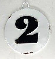 Iron Number Sign 6" Diameter Numbers 0-9 Available