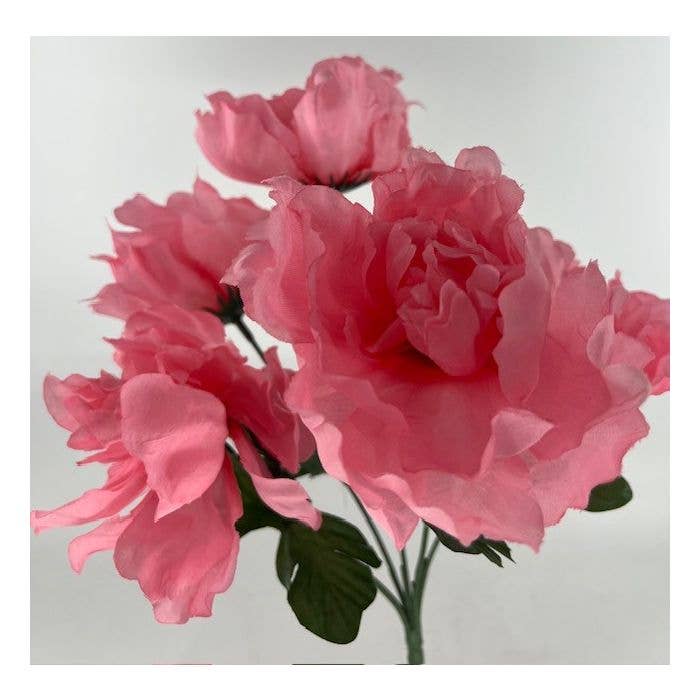 x5 Peony Floral Stem Multiple Colors